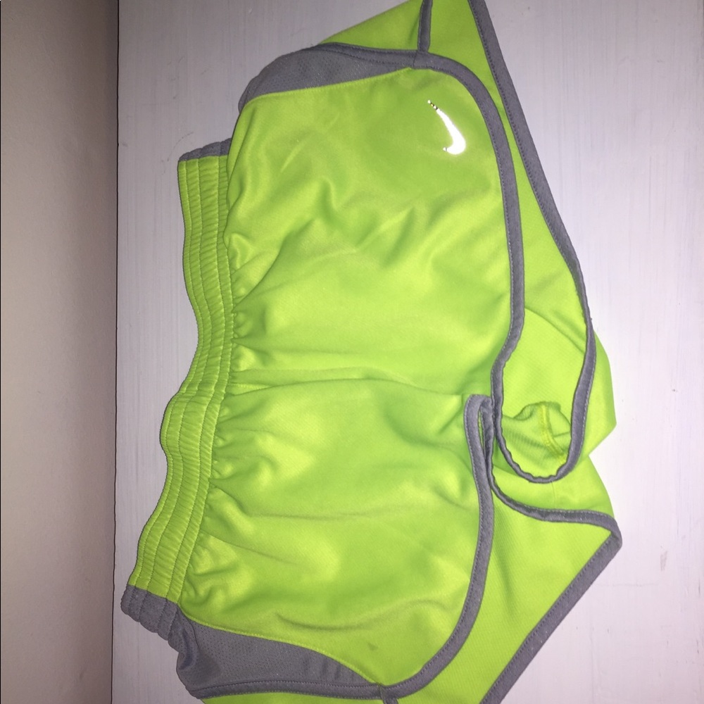 Neon Nike shorts